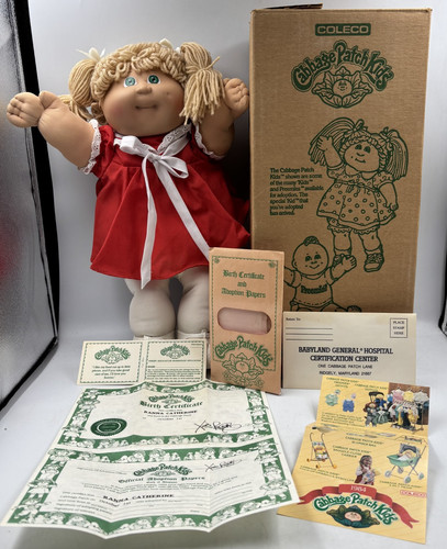 1984 cabbage patch kids doll - patch,